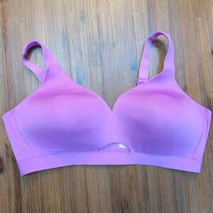 Cacique Purple Full Coverage Lightly Lined Wire Free T-Shirt Bra Size 44D